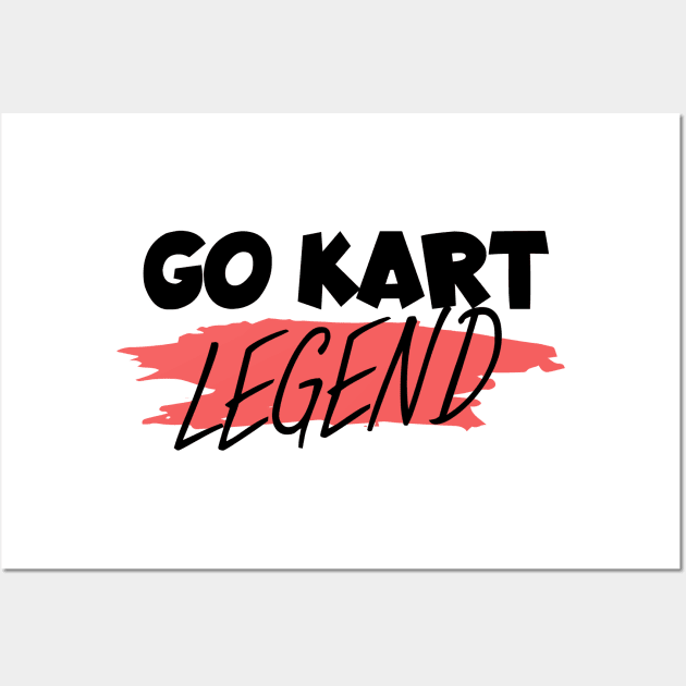 Go kart legend Wall Art by maxcode